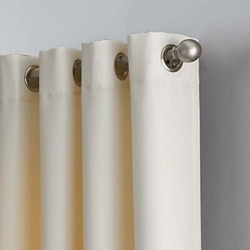 Kendall Color Block Grommet Curtain Panel - Picture 4 of 8